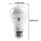 4Pk - GE 10w 120v A19 LED Dimmable E26 Base 2700K Soft White Bulb - 60w Equiv.